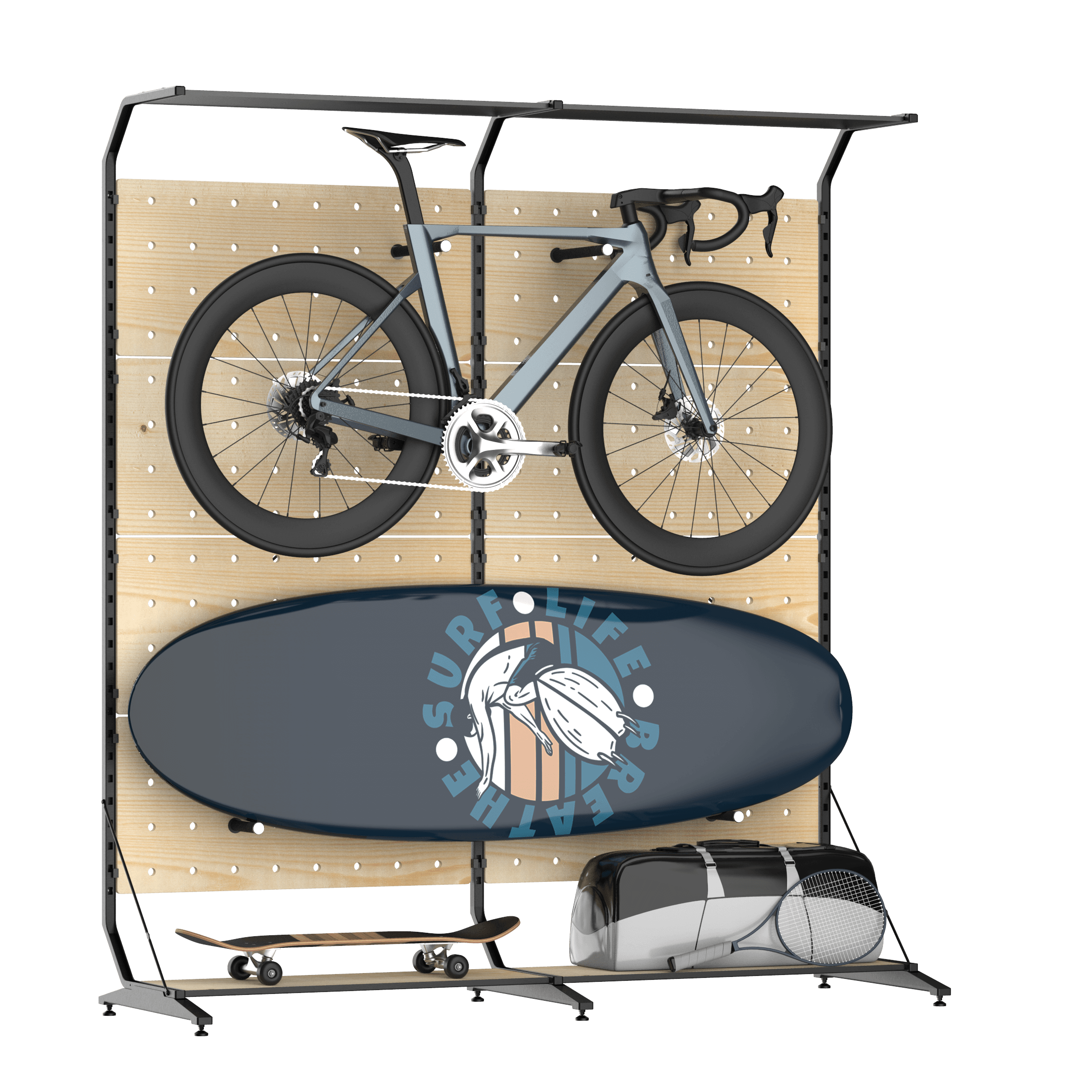 Bicycle Collection Rack｜W180ｘHalf-type