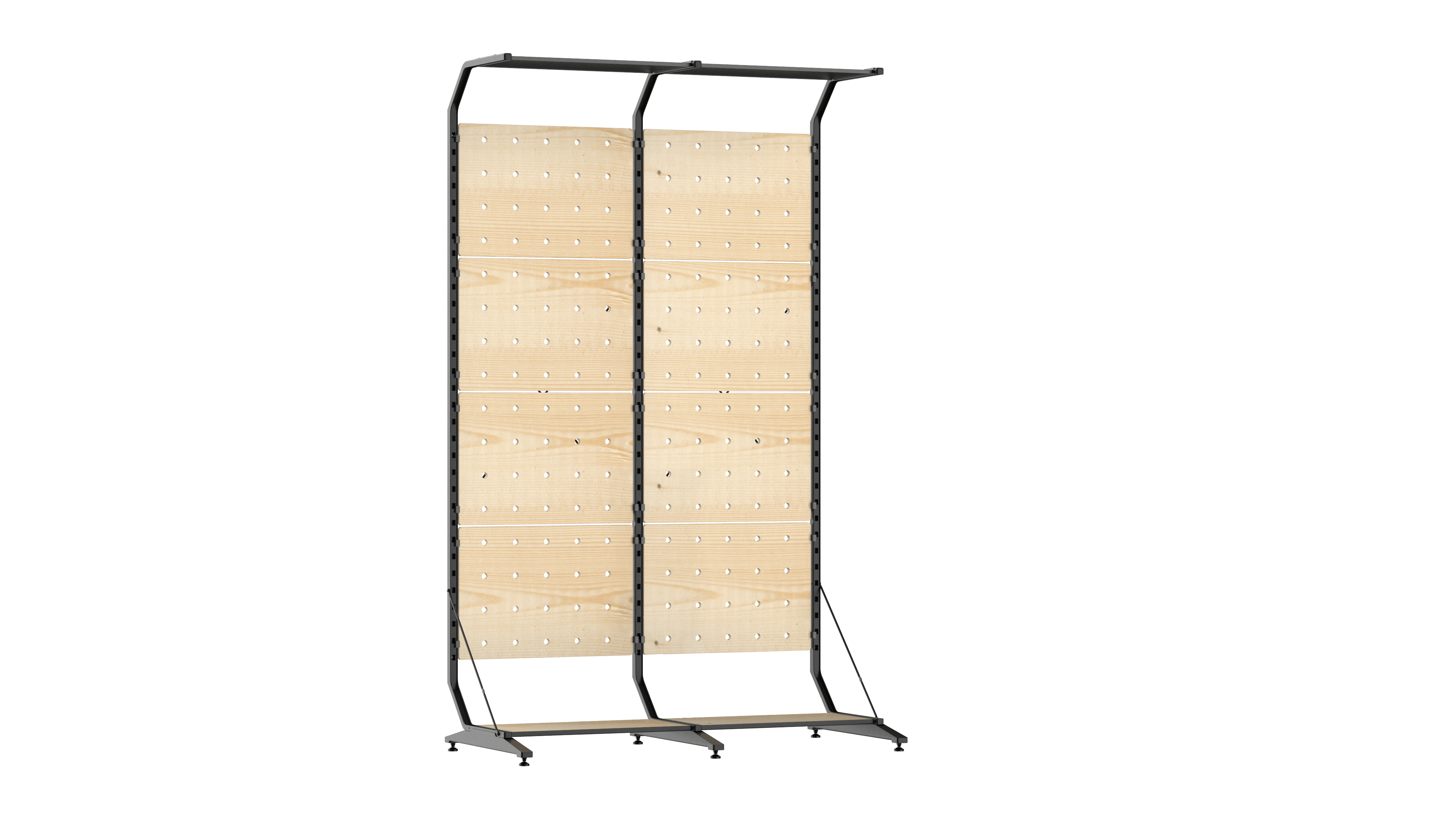 Pegboard Collection Rack｜W120ｘHalf-type